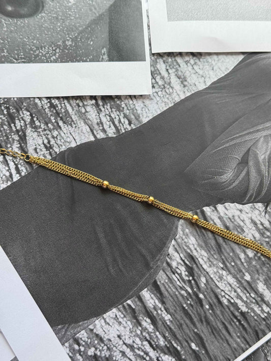 Triple Bead – κολιέ Stainless Steel
