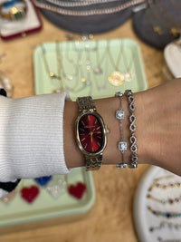 Burgundy Raro Watch