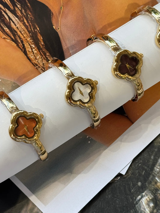 Clover Bangle – Γυναικείο Ρολόι Stainless Steel