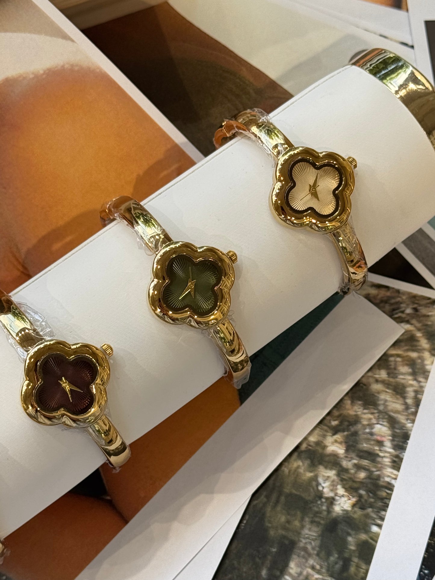 Clover Bangle – Γυναικείο Ρολόι Stainless Steel