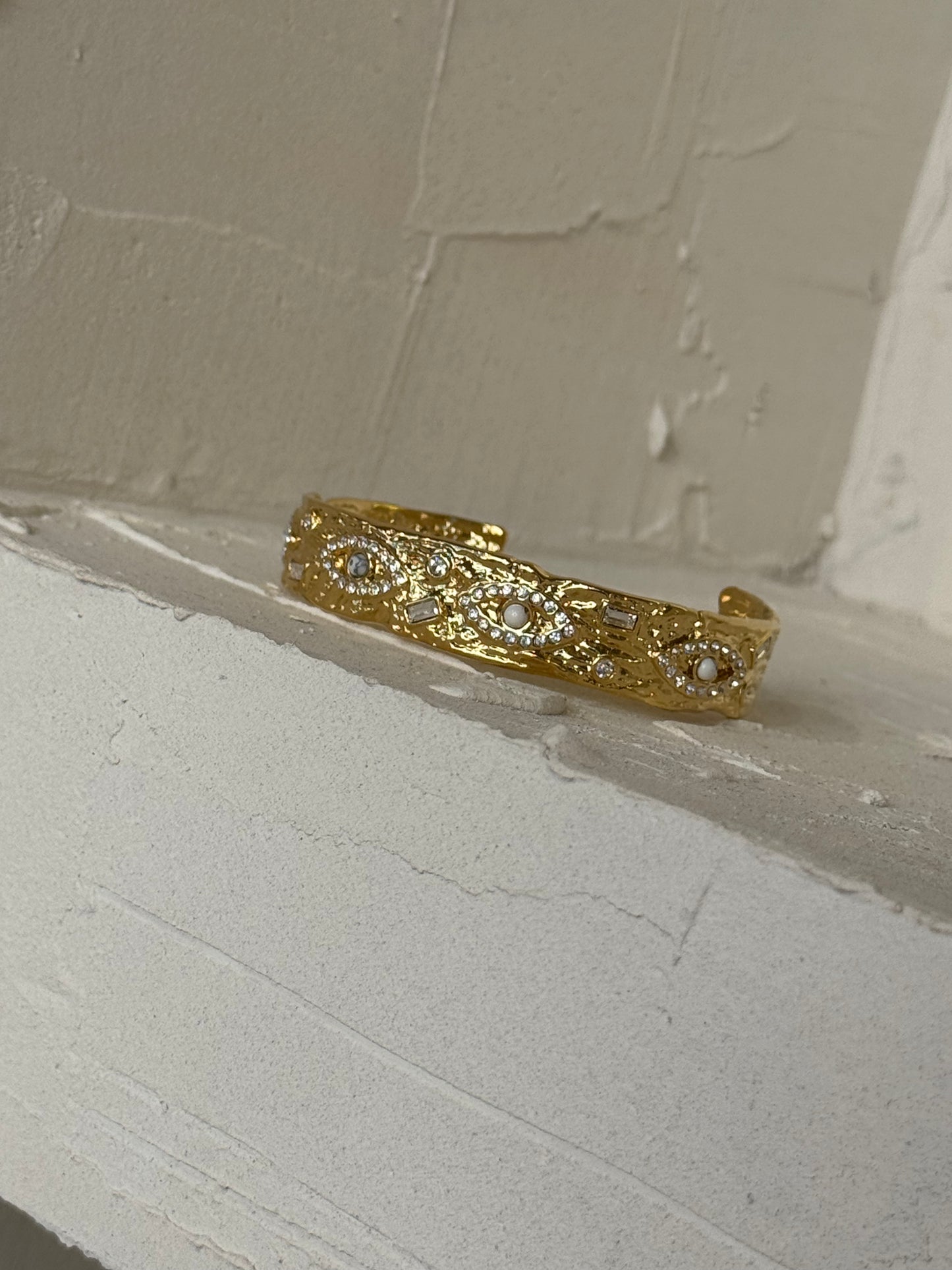 Byzantine Glow – ατσάλινη χρυσή χειροπέδα