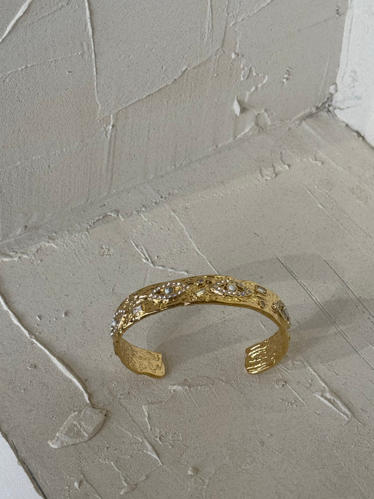 Byzantine Glow – ατσάλινη χρυσή χειροπέδα