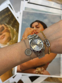 Geneviève Classic (medium) — αδιάβροχο premium Ρολόι Stainless Steel