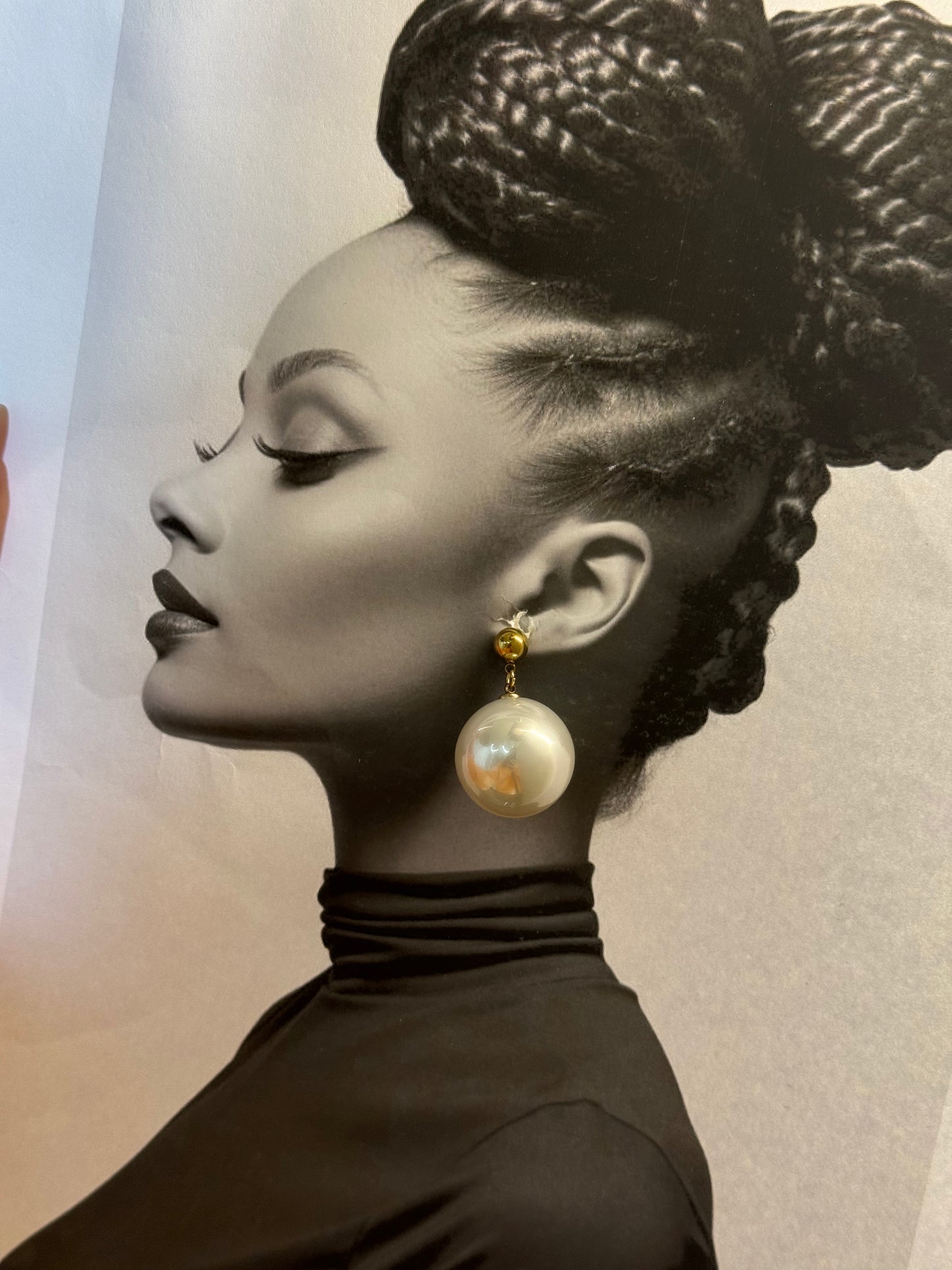 Sphere Drop -σκουλαρίκι stainless steel