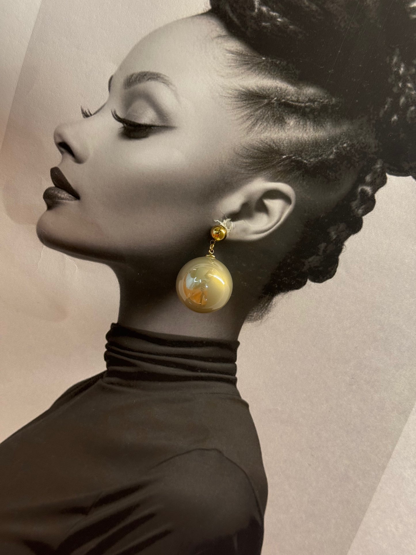 Sphere Drop -σκουλαρίκι stainless steel