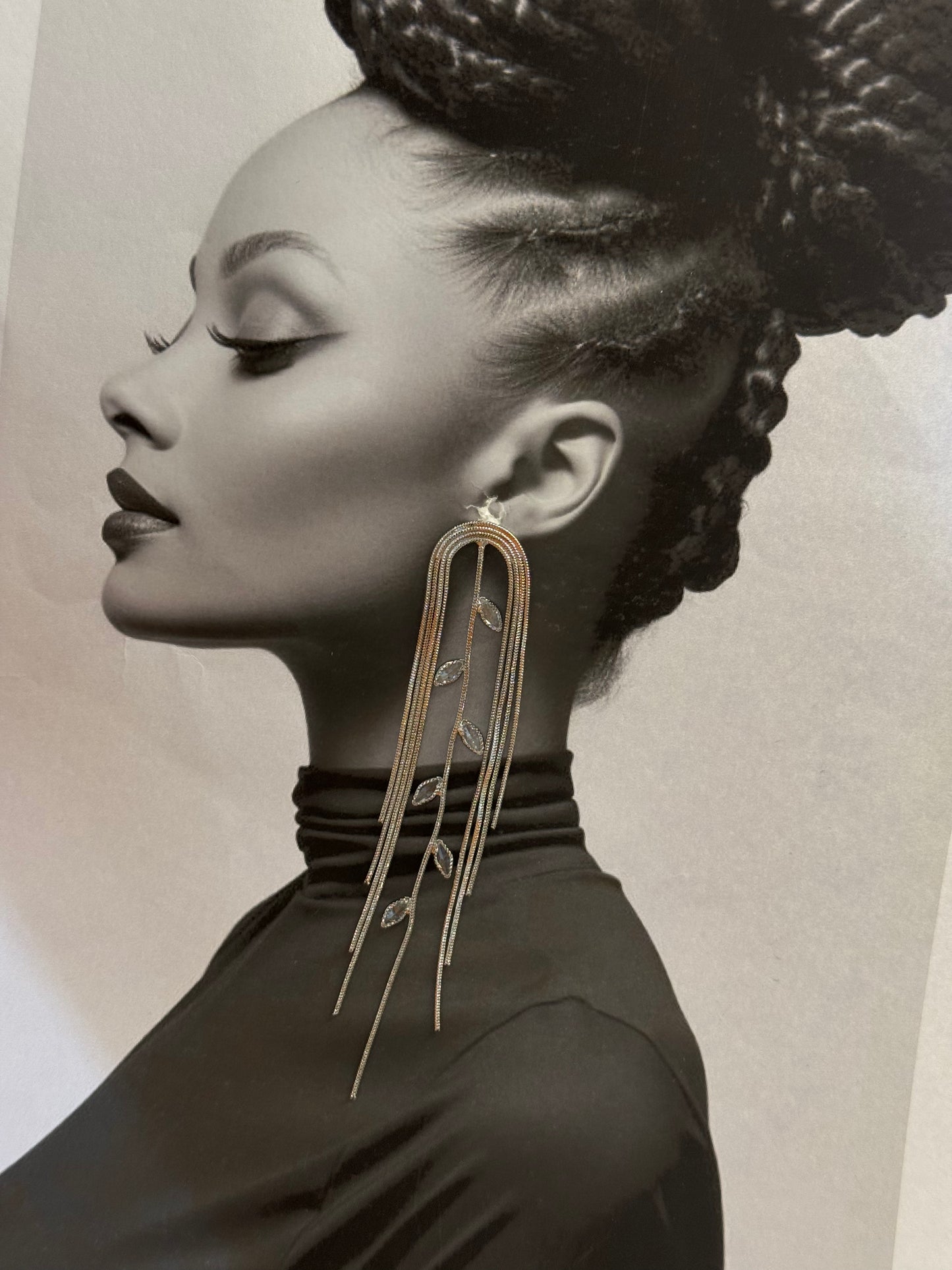 Vine Tassel -σκουλαρίκι ανθεκτικός ορείχαλκος