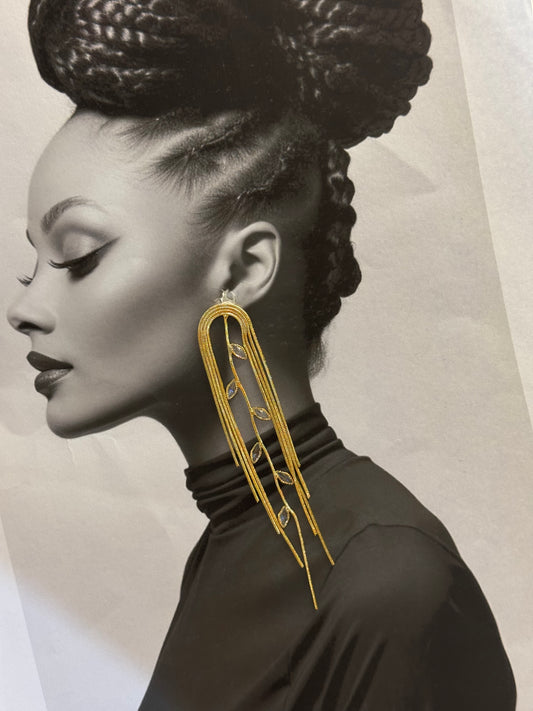 Vine Tassel -σκουλαρίκι ανθεκτικός ορείχαλκος