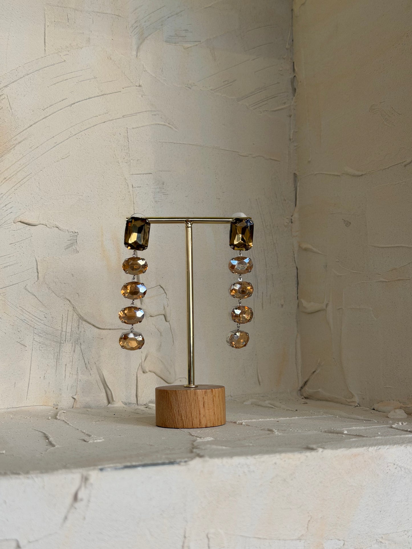 Honey Glow – σκουλαρίκια ανθεκτικός ορείχαλκος