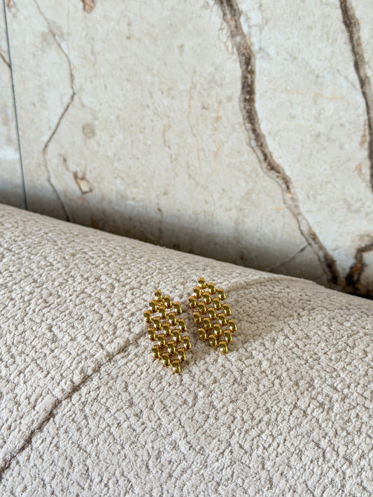 Lattice Glam – σκουλαρίκι stainless steel