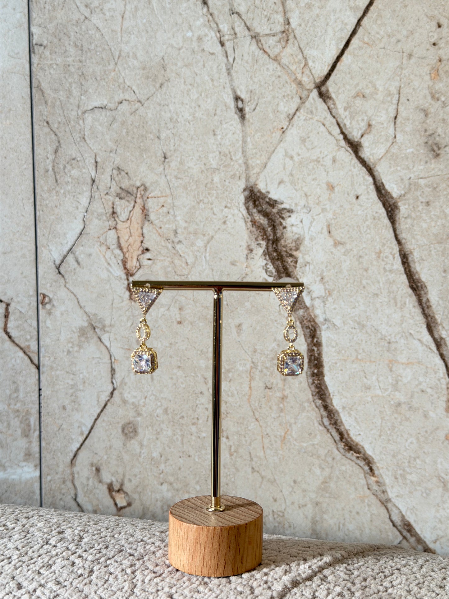 Valence Crystal – σκουλαρίκι ανθεκτικός ορείχαλκος