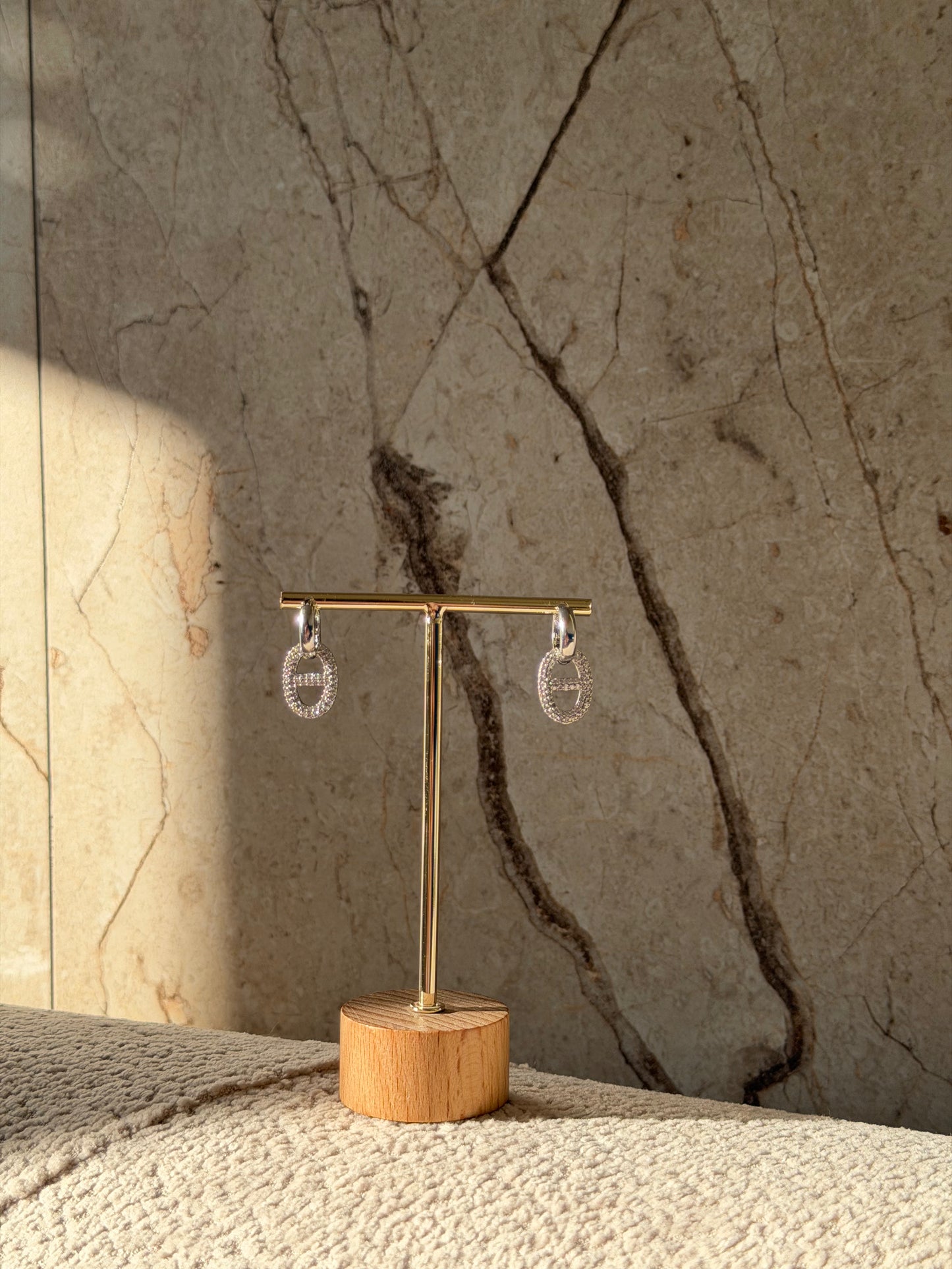 Halcyon Oval – σκουλαρίκι stainless steel