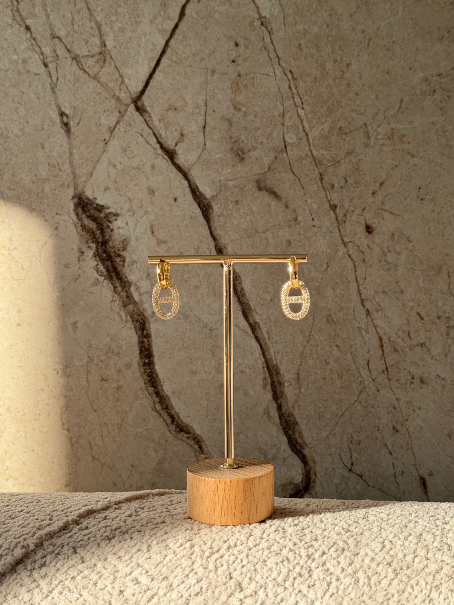 Halcyon Oval – σκουλαρίκι stainless steel