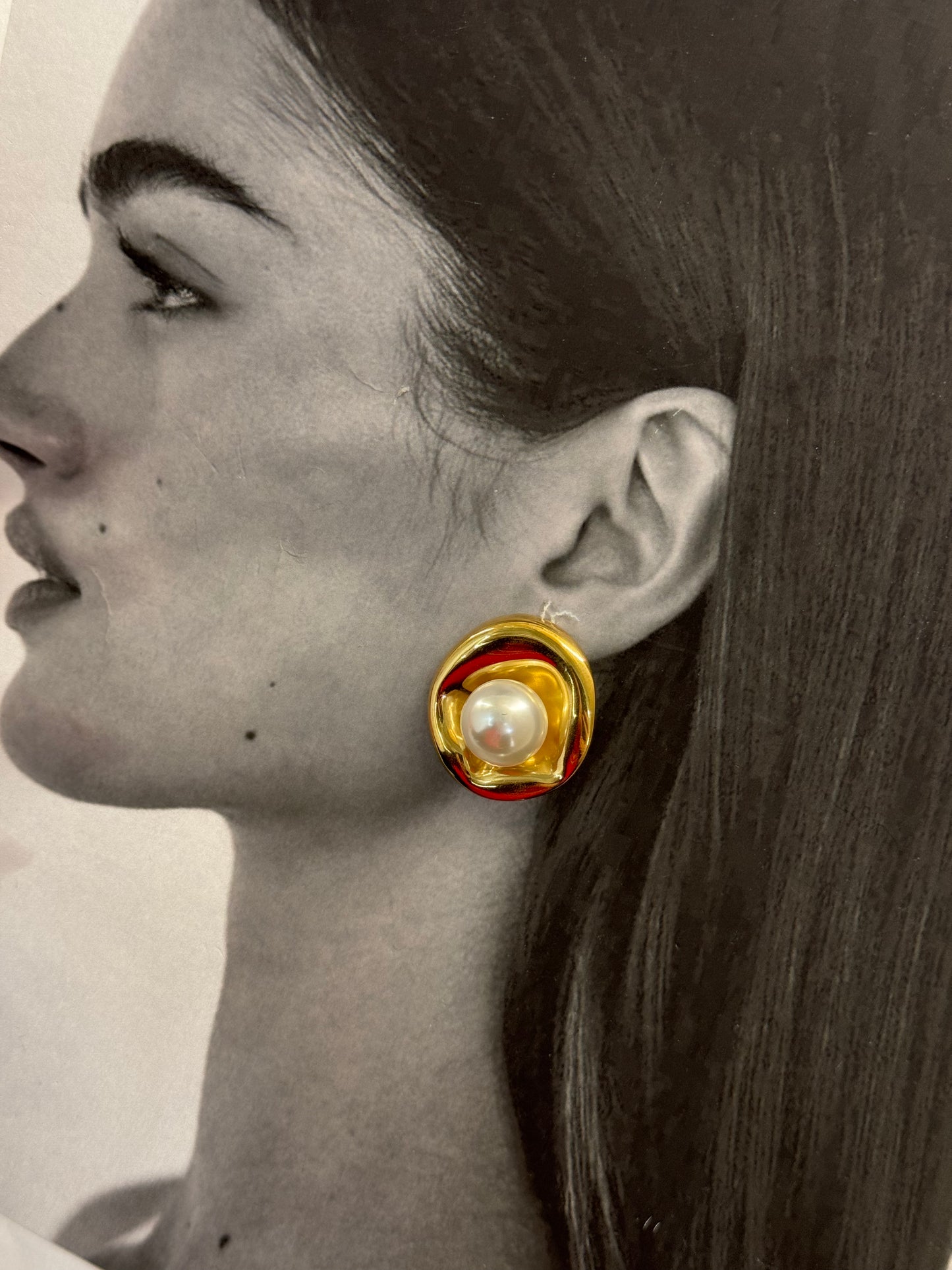 Pearl Ember – σκουλαρίκι stainless steel