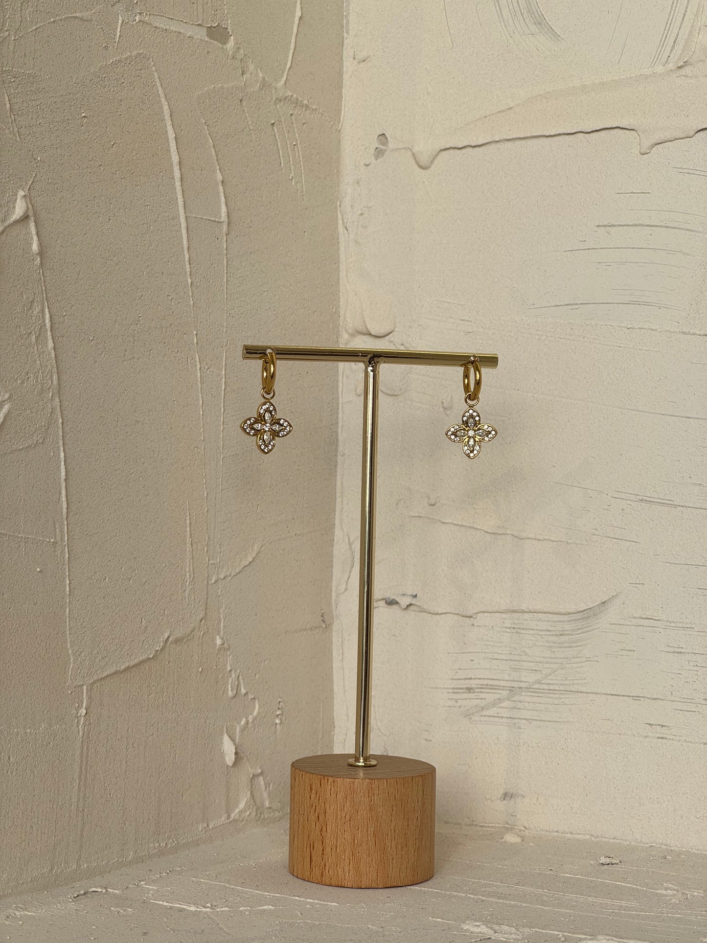 Noble Petals – σκουλαρίκια stainless steel