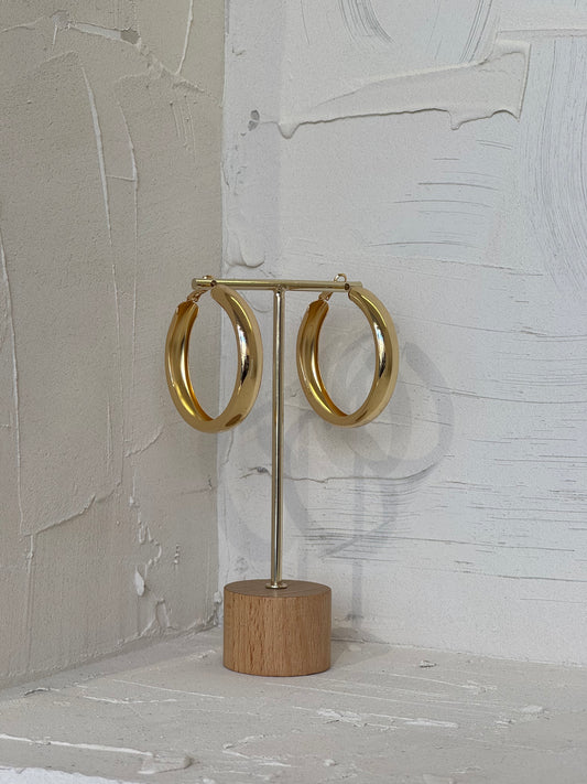 Royal Hoop – σκουλαρίκια ανθεκτικός ορείχαλκος