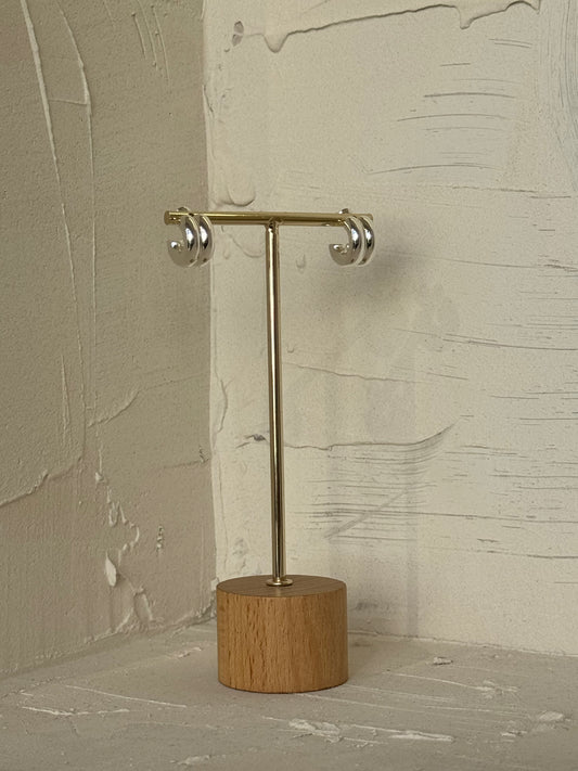 Silver Whisper – σκουλαρίκια stainless steel