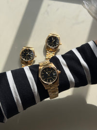 PRINCESS ISOLDE PREMIUM WATCH – MEDIUM | GOLD & BLACK