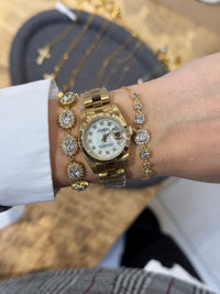 Verona Gold Pearl (small) - Premium Ρολόι Stainless Steel