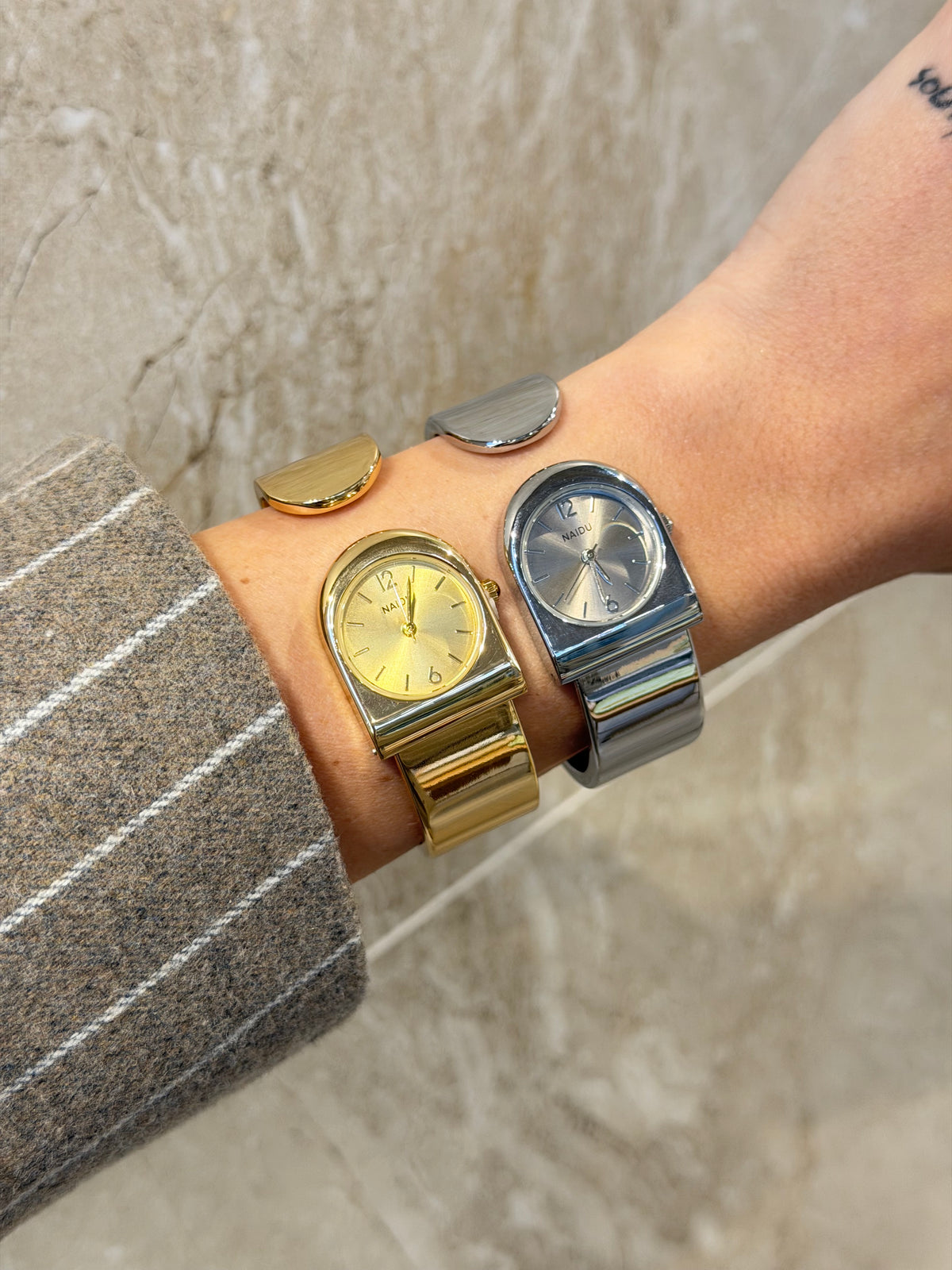 ÉLITE CUFF WATCH – Ρολόι Από Ανθεκτικό Ορείχαλκο