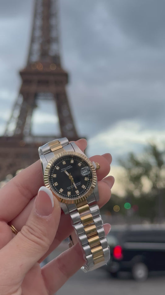 PARIS MINUIT – Αδιάβροχο Premium Ατσάλινο Ρολόι Stainless Steel