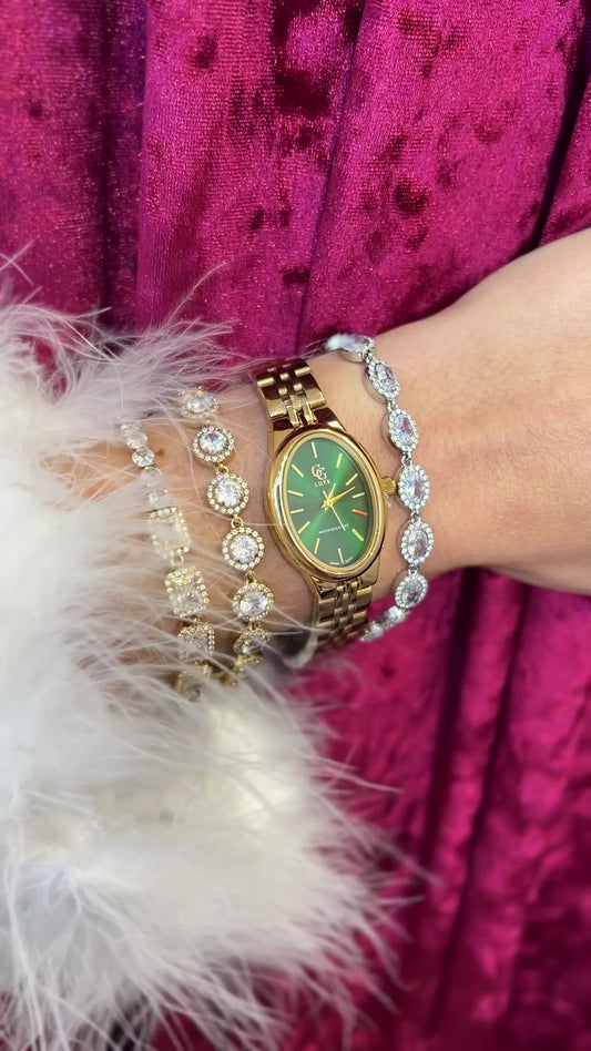 Emerald Eve – ρολόι stainless steel luxury Christmas edition