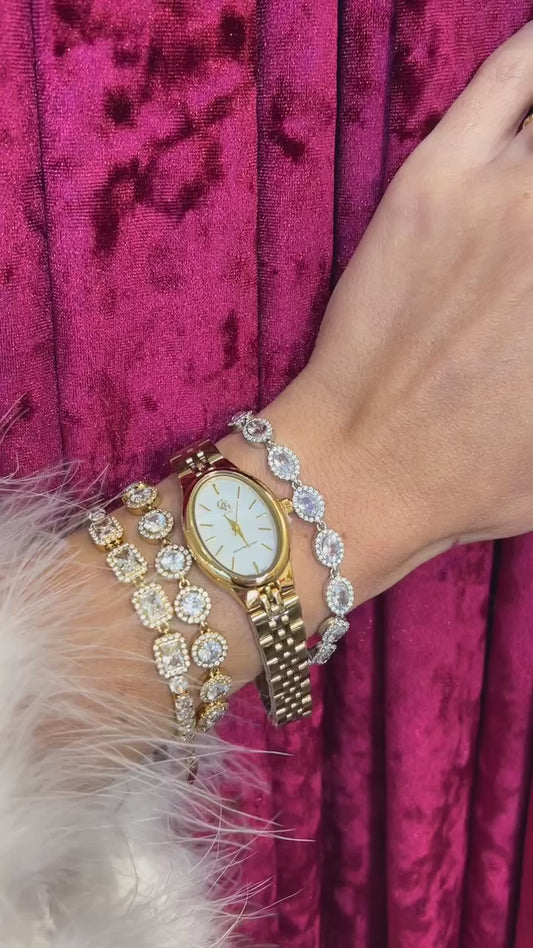 Golden Snow – ρολόι stainless steel luxury Christmas edition