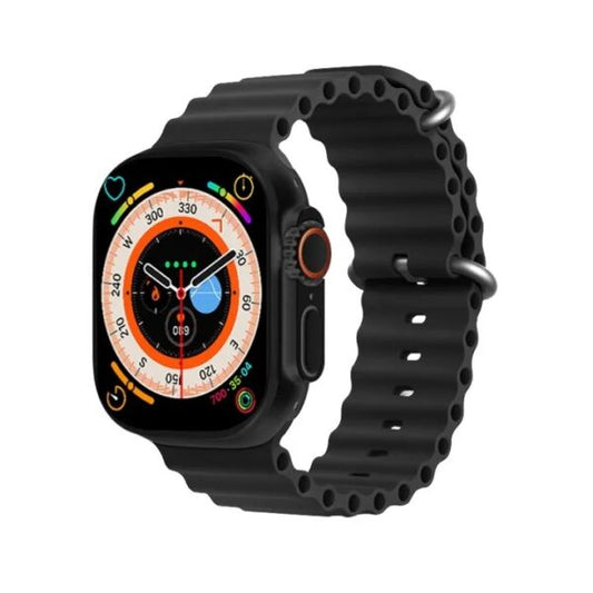 Wolulu AS‑50250 Ultra 2.09" Infinite Display Smartwatch – Μαύρο